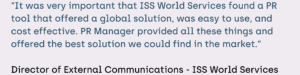 ISS World services Quote