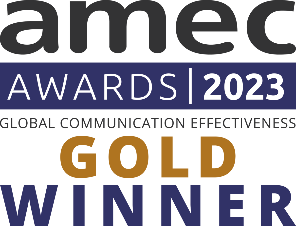 AMEC Awards gold winner