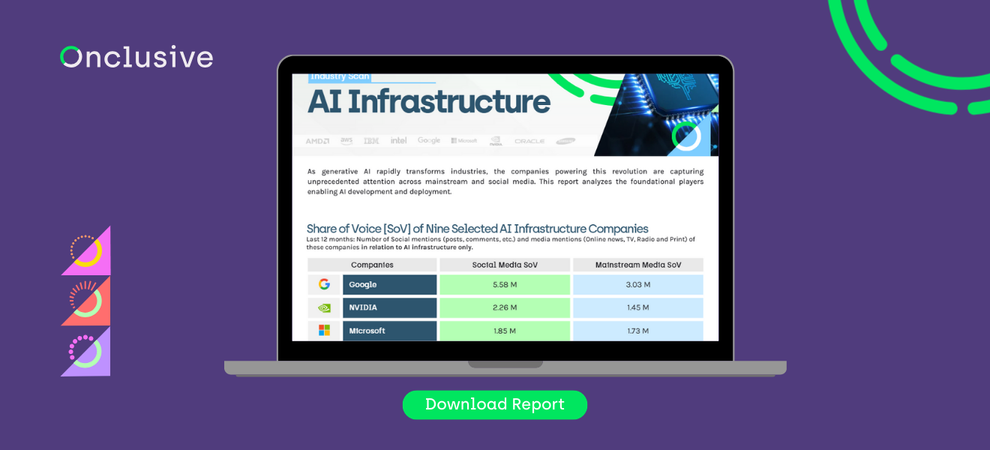 An image of the AI Infrastructure Industry report with a Download button.