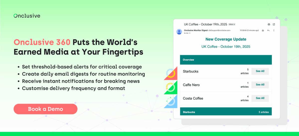 Monitor the impact of awareness days for PR and marketing with Onclusive 360