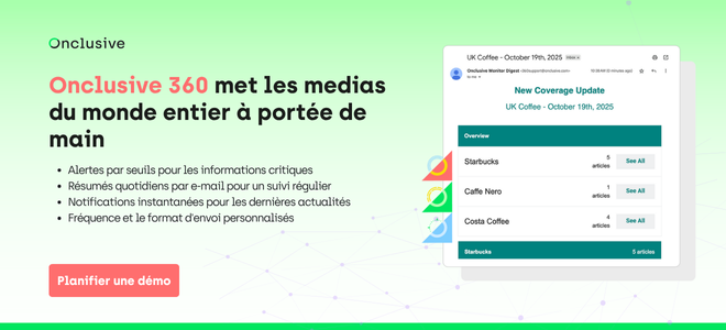 Suivez l'impact des journées mondiales de sensibilisation pour les RP et le marketing avec Onclusive 360