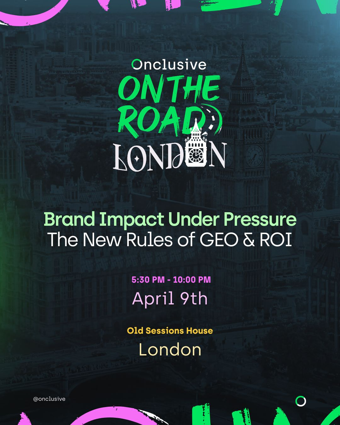 Join us for Onclusive On the Road, London on April 9th 2026 - one of the must-attend 2026 PR and communications conferences