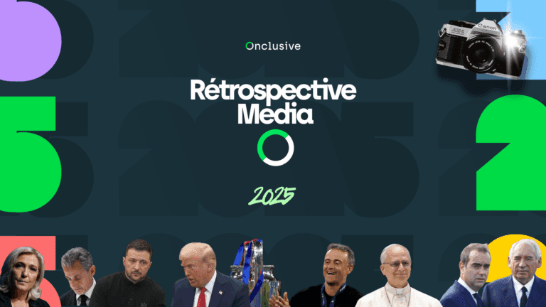 Rétrospective média 2025 : analyse de 500M de mentions. Découvrez les événements qui ont dominé l'actualité mondiale et française. Téléchargez l'étude.
