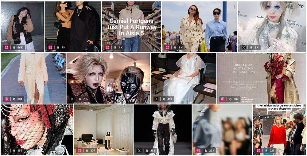 Wall: First Fashion Weeks