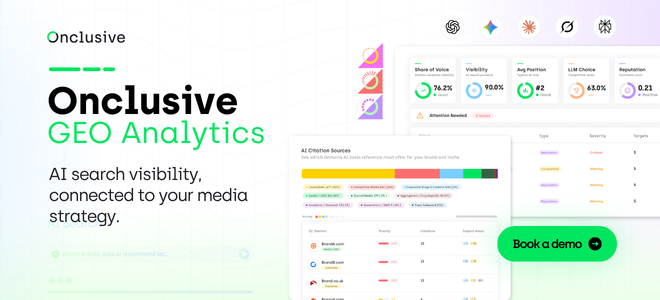 AI visibility rankings: try GEO Analytics