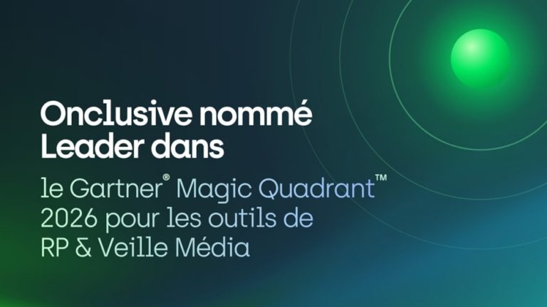 Onclusive nommé Leader